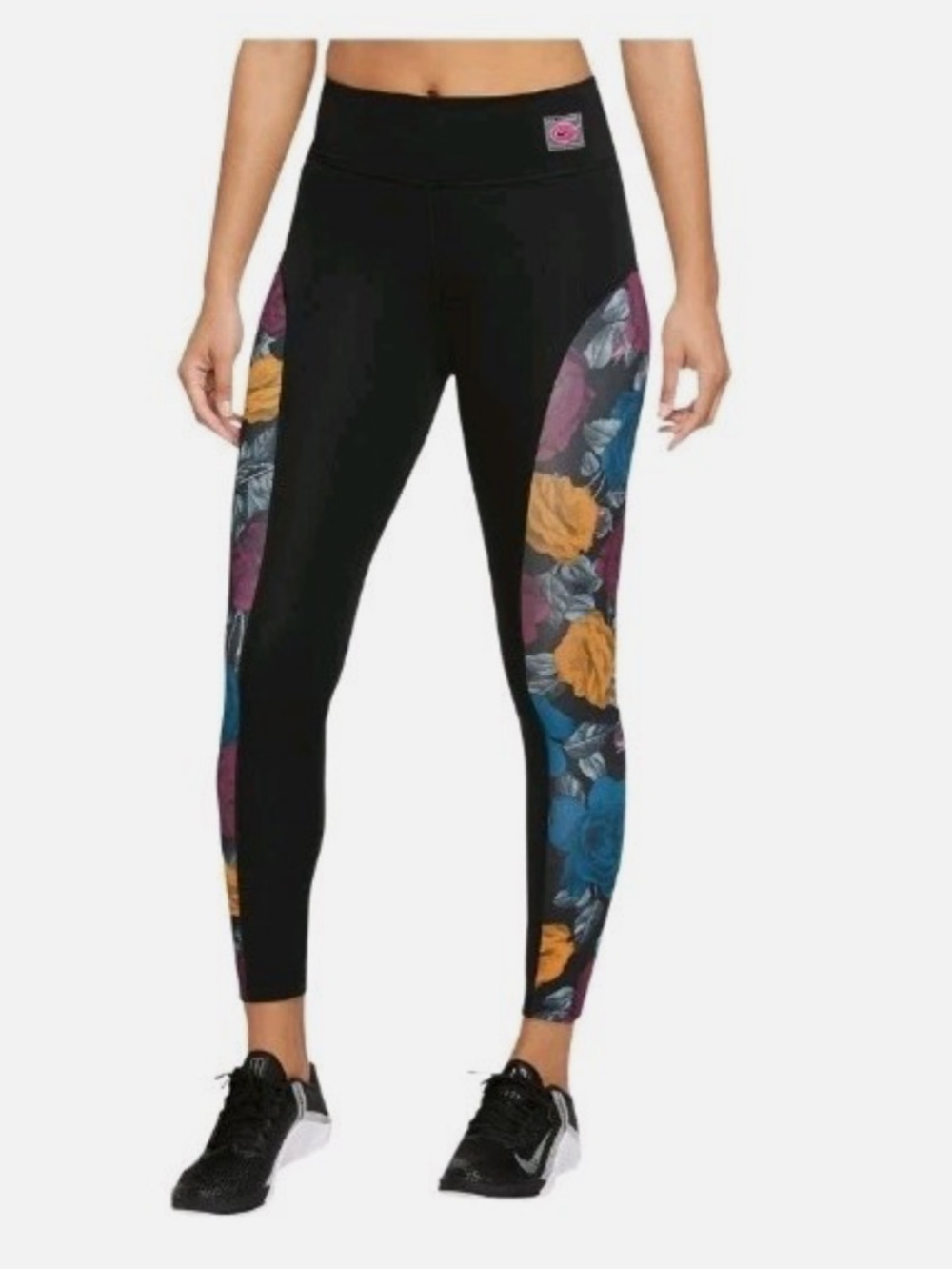 New Nike One Womens Plus Size Floral 7/8 Tights Leggings Sz 3x NWT